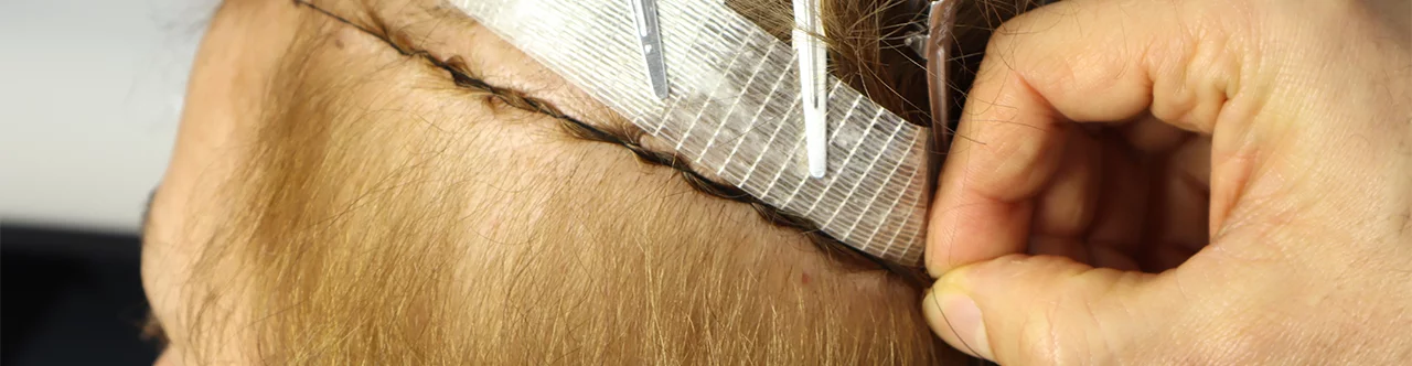 protez saç örgü sistemi